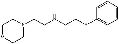 2-Morpholino-N-[2-(phenylthio)ethyl]ethan-1-amine 结构式