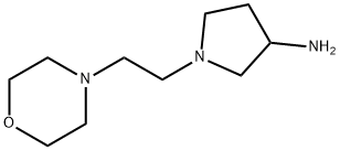 1-(2-吗啉乙基)吡咯烷-3-胺 结构式
