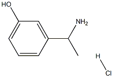 3-(1-氨基乙基)苯酚盐酸盐 结构式