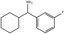 环己基(3-氟苯基)甲胺 结构式