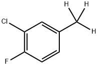 2-Fluoro-5-(methyl-d3)-chlorobenzene 结构式