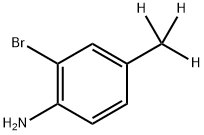 2-Amino-5-(methyl-d3)-bromobenzene 结构式