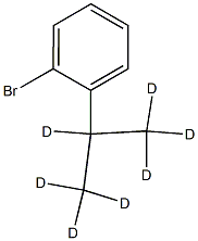 2-(iso-Propyl-d7)bromobenzene 结构式