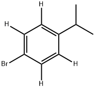 4-iso-Propylbromo(benzene-d4) 结构式