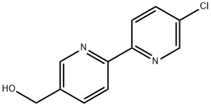 5-Hydroxymethyl-5'-chloro-2,2'-bipyridine 结构式