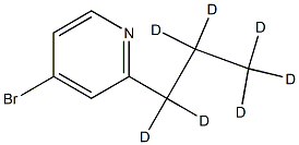 4-Bromo-2-(n-propyl-d7)-pyridine 结构式