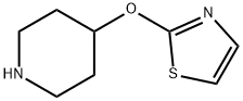 4-(1,3-thiazol-2-yloxy)piperidine 结构式