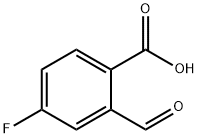 4-fluoro-2-formylbenzoic acid 结构式