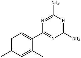 1,3,5-Triazine-2,4-diaMine, 6-(2,4-diMethylphenyl)- 结构式