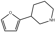 3-(呋喃-2-基)哌啶 结构式