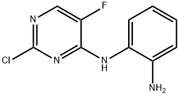 N1-(2-chloro-5-fluoropyrimidin-4-yl)benzene-1,2-diamine 结构式
