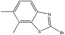 2-溴-6,7-二甲基苯并[D]噻唑 结构式