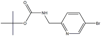 (5-BroMopyridin-2-ylMethyl)carbaMic acid tert-butyl ester 结构式