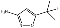 5-(2-FLUOROPROPAN-2-YL)ISOXAZOL-3-AMINE 结构式