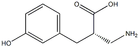 (S)-3-amino-2-(3-hydroxybenzyl)propanoicacid 结构式