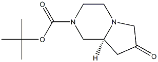 tert-butyl (S)-7-oxohexahydropyrrolo[1,2-a]pyrazine-2(1H)-carboxylate 结构式