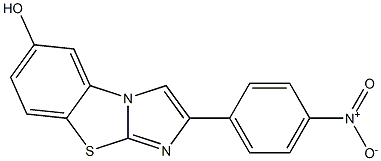 2-(4-nitrophenyl)imidazo[2,1-b][1,3]benzothiazol-6-ol 结构式
