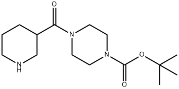 tert-butyl 4-(piperidine-3-carbonyl)piperazine-1-carboxylate 结构式