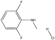 2,6-二氟-N-甲基苯胺盐酸 结构式