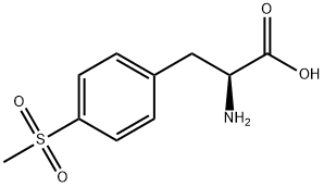 (S)-2-AMINO-3-(4-METHANESULFONYLPHENYL)PROPANOIC ACID HCL 结构式