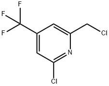 2-CHLORO-6-(CHLOROMETHYL)-4-(TRIFLUOROMETHYL)PYRIDINE 结构式