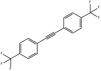 1-(三氟甲基)-4-[2-[4-(三氟甲基)苯基]乙炔基]苯 结构式