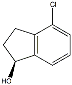 (1S)-4-氯-2,3-二氢-1H-茚-1-醇 结构式