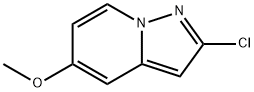 2-Chloro-5-methoxypyrazolo[1,5-a]pyridine 结构式