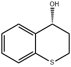 (4R)-3,4-二氢-2H-1-苯并噻喃-4-醇 结构式