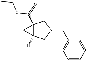 ethyl 3-benzyl-3-azabicyclo[3.1.0]hexane-5-carboxylate 结构式