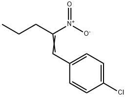 Benzene, 1-chloro-4-(2-nitro-1-penten-1-yl)- 结构式