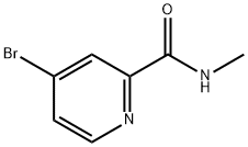 4-溴-N-甲基吡啶酰胺 结构式