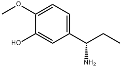 5-((1S)-1-AMINOPROPYL)-2-METHOXYPHENOL 结构式