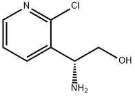 (2R)-2-AMINO-2-(2-CHLORO(3-PYRIDYL))ETHAN-1-OL 结构式