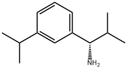 (1S)-2-METHYL-1-[3-(METHYLETHYL)PHENYL]PROPYLAMINE 结构式