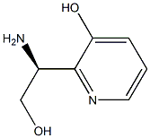 2-((1S)-1-AMINO-2-HYDROXYETHYL)PYRIDIN-3-OL 结构式