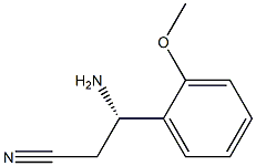 (3S)-3-AMINO-3-(2-METHOXYPHENYL)PROPANENITRILE 结构式