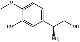 (S)-5-(1-氨基-2-羟乙基)-2-甲氧基苯酚 结构式