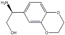 (S)-2-氨基-2-(2,3-二氢苯并[B][1,4]二噁英-6-基)乙烷-1-醇 结构式