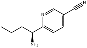 6-((1S)-1-AMINOBUTYL)PYRIDINE-3-CARBONITRILE 结构式
