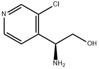 (2S)-2-AMINO-2-(3-CHLORO(4-PYRIDYL))ETHAN-1-OL 结构式