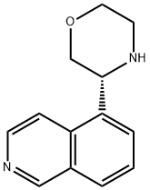 (3R)-3-(5-ISOQUINOLYL)MORPHOLINE 结构式