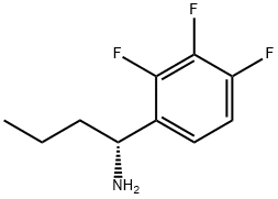 (1R)-1-(2,3,4-TRIFLUOROPHENYL)BUTAN-1-AMINE 结构式