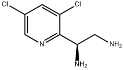 (1R)-1-(3,5-DICHLORO(2-PYRIDYL))ETHANE-1,2-DIAMINE 结构式