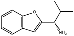 (1S)-1-(1-BENZOFURAN-2-YL)-2-METHYLPROPAN-1-AMINE 结构式