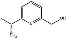 [6-((1R)-1-AMINOETHYL)-2-PYRIDYL]METHAN-1-OL 结构式