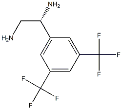 (1R)-1-[3,5-BIS(TRIFLUOROMETHYL)PHENYL]ETHANE-1,2-DIAMINE 结构式