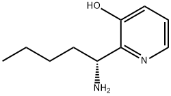 2-((1R)-1-AMINOPENTYL)PYRIDIN-3-OL 结构式