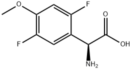 (2S)-2-AMINO-2-(2,5-DIFLUORO-4-METHOXYPHENYL)ACETIC ACID 结构式