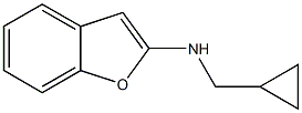(1S)BENZO[D]FURAN-2-YLCYCLOPROPYLMETHYLAMINE 结构式